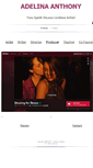 Mobile Screenshot of adelinaanthony.com